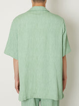 CREPE OPEN COLLAR SHIRTS