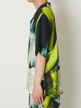 SILK OPEN COLLAR SHIRTS