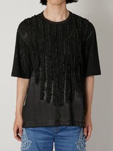 RUFFLE PRINT T-SHIRTS