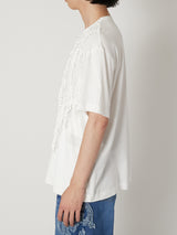 RUFFLE PRINT T-SHIRTS