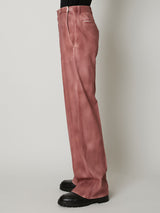 LEATHER COATING SLACKS