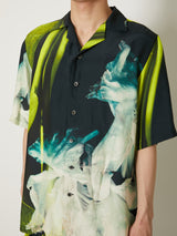 SILK OPEN COLLAR SHIRTS