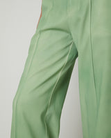 LEATHER COATING SLACKS