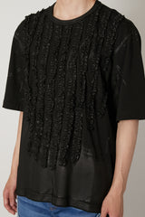 RUFFLE PRINT T-SHIRTS