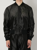 SHEER GRADATION MA-1 BLOUSON
