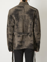 MOLE JACQUARD DENIM BLOUSON