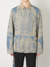 MOLE JACQUARD DENIM BLOUSON