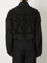 WOOL ZIP BLOUSON