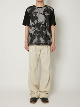 TRANSPARENT FLOWER T LAYERED T-SHIRTS