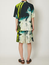 SILK OPEN COLLAR SHIRTS