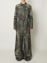 TAAKK DENIM JUMPSUIT gray