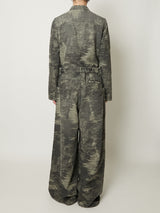 TAAKK DENIM JUMPSUIT gray