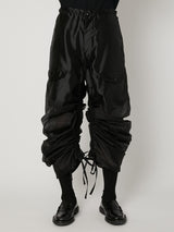 SHEER GRADATION PARACHUTE PANTS