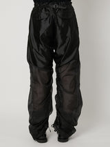 SHEER GRADATION PARACHUTE PANTS