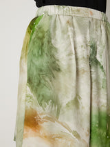 MARBLED PAISLEY SILK SHORTS