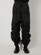 SHEER BANDANA PARACHUTE PANTS