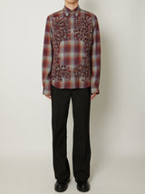 CHECK EMBROIDERY SHIRTS