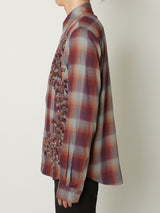 CHECK EMBROIDERY SHIRTS