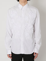 FLOWER EMBROIDERY REGULAR SHIRT