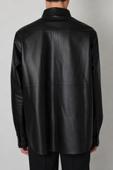 Unlined Sheep Leather Shirt