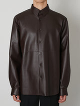 Unlined Sheep Leather Shirt