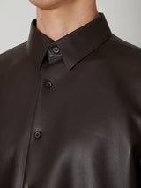 Unlined Sheep Leather Shirt