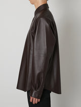 Unlined Sheep Leather Shirt