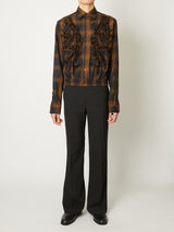 EMBROIDERED BLOUSON SHIRT