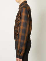 EMBROIDERED BLOUSON SHIRT