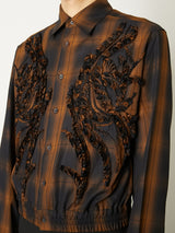EMBROIDERED BLOUSON SHIRT