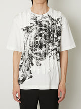 RUFFLE PRINT T-SHIRTS