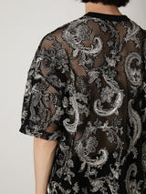 EUROPEAN MOTIF MESH T-SHIRTS - TAAKK