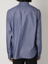 FLOWER EMBROIDERY REGULAR SHIRT - TAAKK