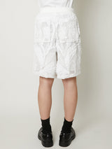 MESH EMBROIDERY SHORTS - TAAKK