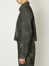 MIX TURE DENIM ZIP BLOUSON - TAAKK