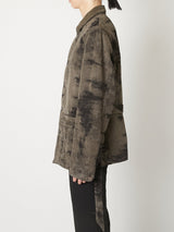 MOLE JACQUARD DENIM BLOUSON - TAAKK