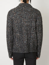 MULTICOLOR CABLE KNIT CARDIGAN - TAAKK