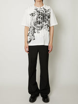 RUFFLE PRINT T-SHIRTS - TAAKK