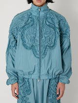 SCULPTURAL EMBROIDERY TRACK BLOUSON - TAAKK