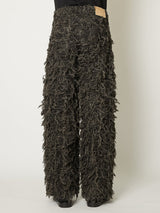 SHAGGY DENIM PANTS - TAAKK