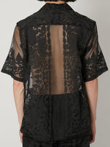 SHEER BANDANA SHORT SLEEVE SHIRT - TAAKK