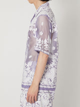 SHEER BANDANA SHORT SLEEVE SHIRT - TAAKK