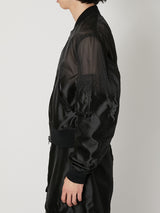 SHEER GRADATION MA-1 BLOUSON - TAAKK