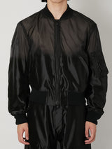 SHEER GRADATION MA-1 BLOUSON - TAAKK