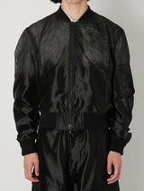 SHEER GRADATION MA-1 BLOUSON - TAAKK