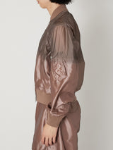 SHEER GRADATION MA-1 BLOUSON - TAAKK