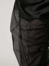 SHEER GRADATION PARACHUTE PANTS - TAAKK