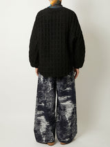 SUPER BIG WAFFLE PULLOVER - TAAKK