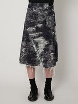 TAAKK DENIM WRAP SKIRT - TAAKK