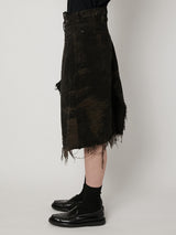 TAAKK DENIM WRAP SKIRT - TAAKK